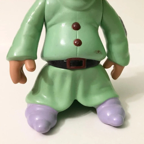 Vtg 1990s Disney Snow White And  The Seven Dwarfs Dopey Vinyl Figure - Picture 3 of 16